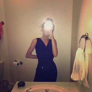 Super comfy stretchy elegant black dress